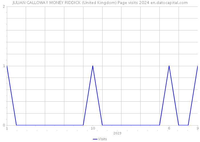 JULIAN GALLOWAY MONEY RIDDICK (United Kingdom) Page visits 2024 