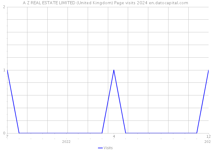 A Z REAL ESTATE LIMITED (United Kingdom) Page visits 2024 