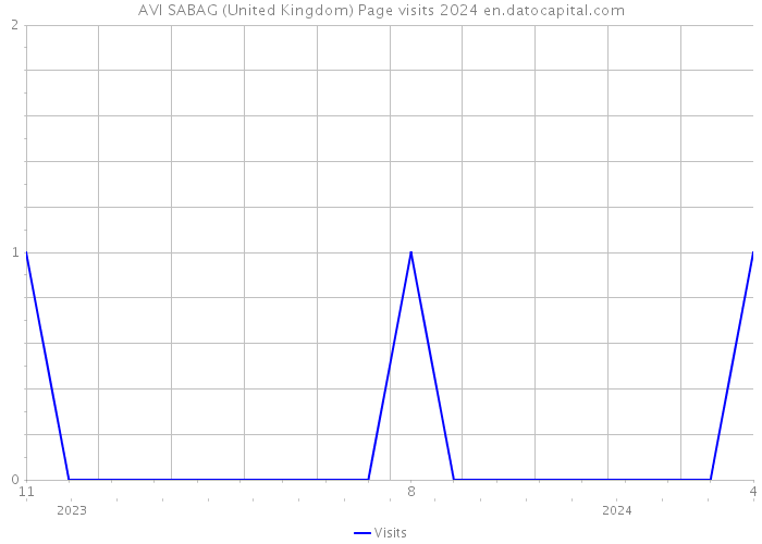 AVI SABAG (United Kingdom) Page visits 2024 
