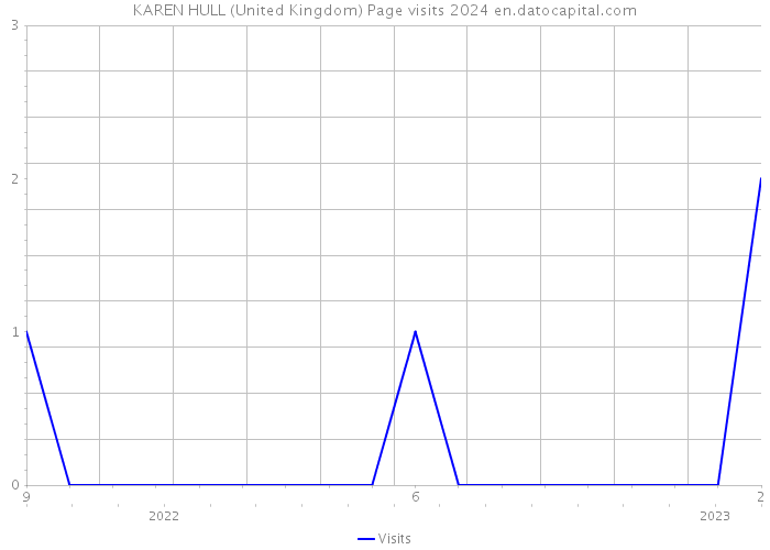 KAREN HULL (United Kingdom) Page visits 2024 
