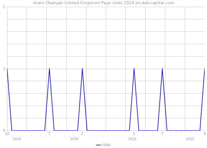 Aram Ohanyan (United Kingdom) Page visits 2024 