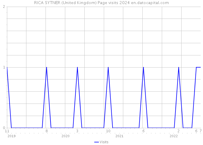 RICA SYTNER (United Kingdom) Page visits 2024 