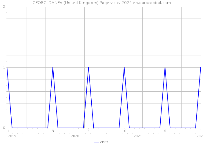 GEORGI DANEV (United Kingdom) Page visits 2024 