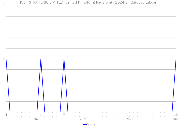 JOST STRATEGIC LIMITED (United Kingdom) Page visits 2024 