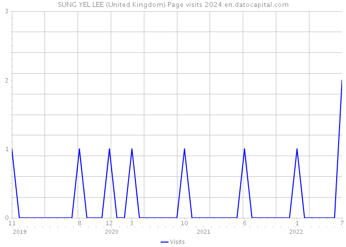 SUNG YEL LEE (United Kingdom) Page visits 2024 