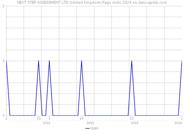 NEXT STEP ASSESSMENT LTD (United Kingdom) Page visits 2024 