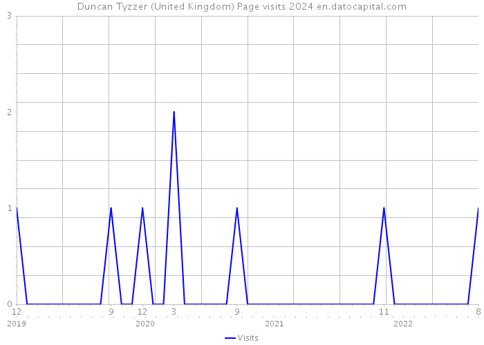 Duncan Tyzzer (United Kingdom) Page visits 2024 