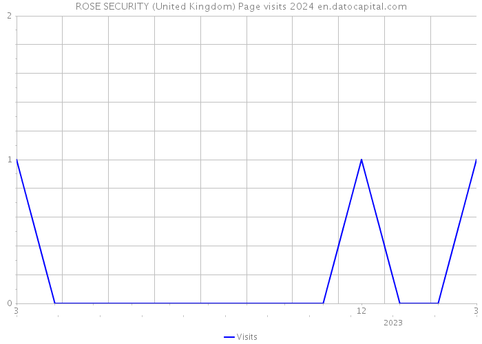 ROSE SECURITY (United Kingdom) Page visits 2024 