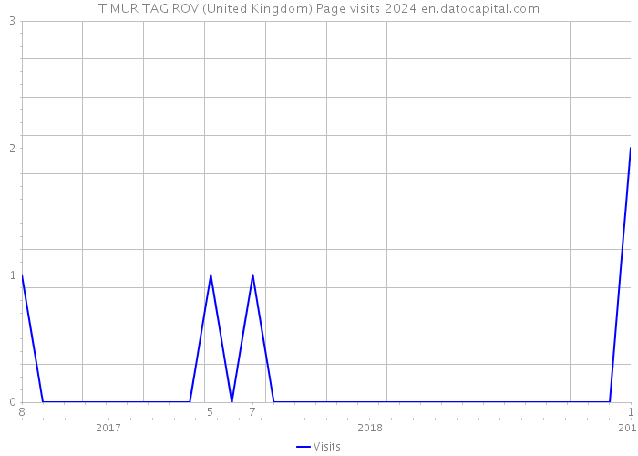 TIMUR TAGIROV (United Kingdom) Page visits 2024 