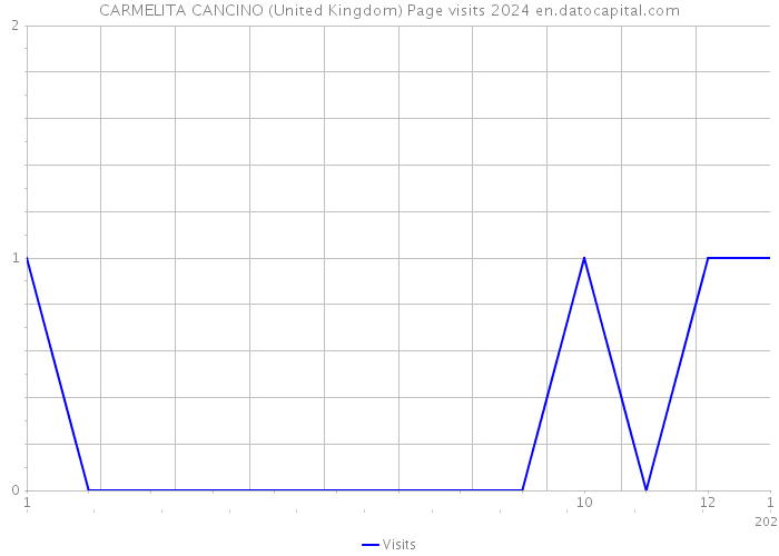 CARMELITA CANCINO (United Kingdom) Page visits 2024 