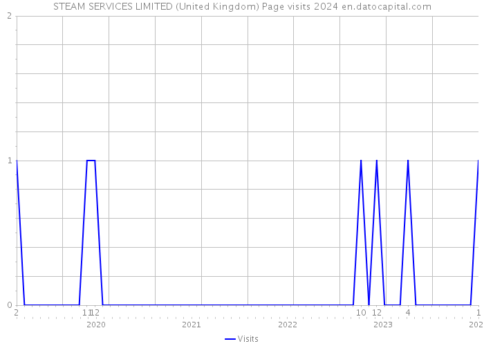 STEAM SERVICES LIMITED (United Kingdom) Page visits 2024 