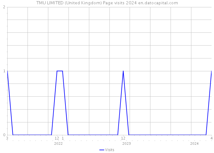 TMU LIMITED (United Kingdom) Page visits 2024 