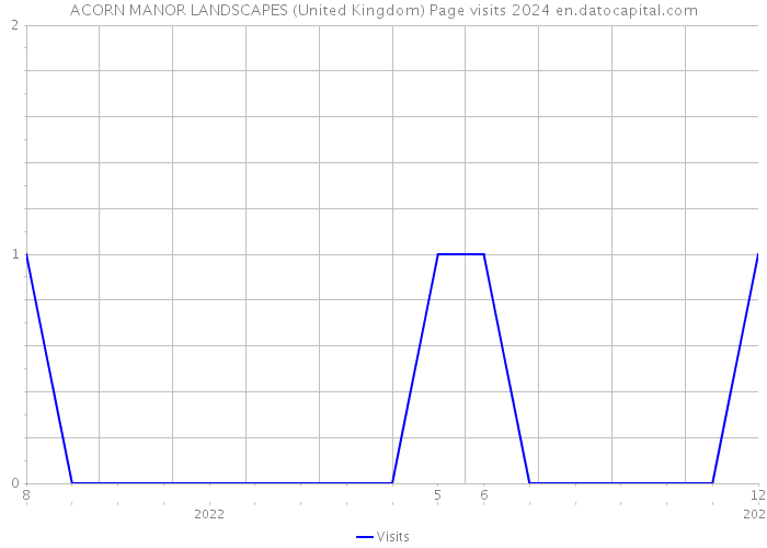 ACORN MANOR LANDSCAPES (United Kingdom) Page visits 2024 