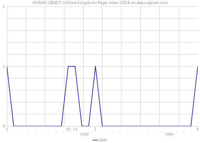 AKRAM GENDY (United Kingdom) Page visits 2024 