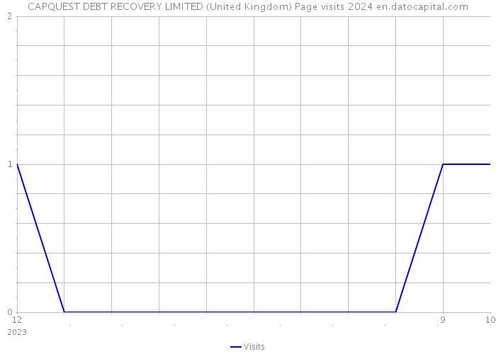 CAPQUEST DEBT RECOVERY LIMITED (United Kingdom) Page visits 2024 