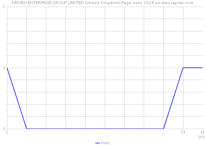 DRIVEN ENTERPRISE GROUP LIMITED (United Kingdom) Page visits 2024 