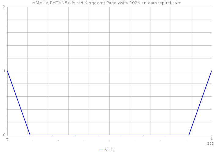 AMALIA PATANE (United Kingdom) Page visits 2024 