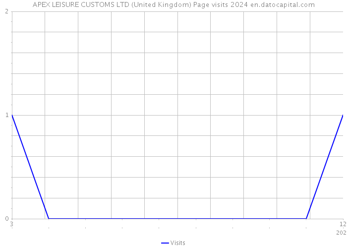 APEX LEISURE CUSTOMS LTD (United Kingdom) Page visits 2024 