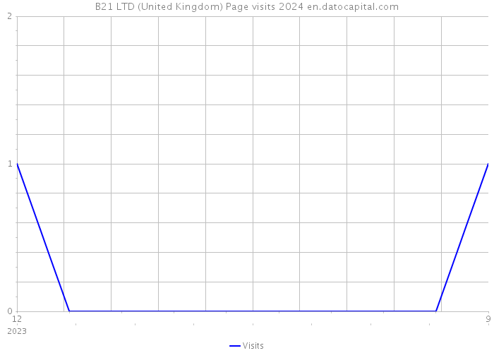 B21 LTD (United Kingdom) Page visits 2024 