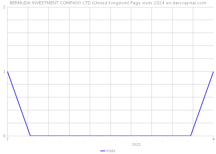 BERMUDA INVESTMENT COMPANY LTD (United Kingdom) Page visits 2024 