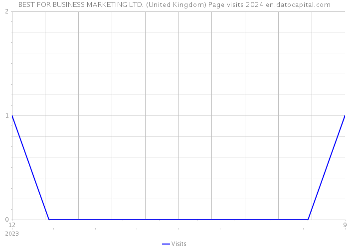 BEST FOR BUSINESS MARKETING LTD. (United Kingdom) Page visits 2024 