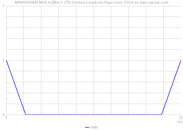 BIRMINGHAM BIKE AGENCY LTD (United Kingdom) Page visits 2024 
