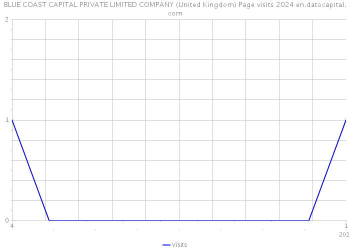 BLUE COAST CAPITAL PRIVATE LIMITED COMPANY (United Kingdom) Page visits 2024 