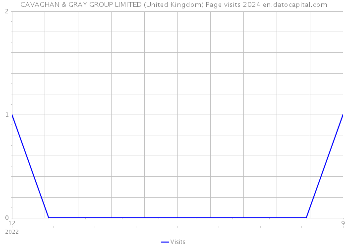 CAVAGHAN & GRAY GROUP LIMITED (United Kingdom) Page visits 2024 