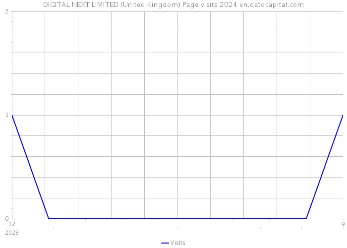 DIGITAL NEXT LIMITED (United Kingdom) Page visits 2024 