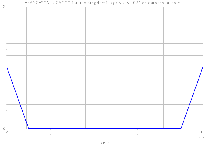 FRANCESCA PUCACCO (United Kingdom) Page visits 2024 