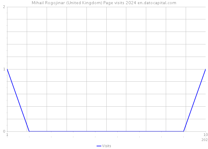Mihail Rogojinar (United Kingdom) Page visits 2024 