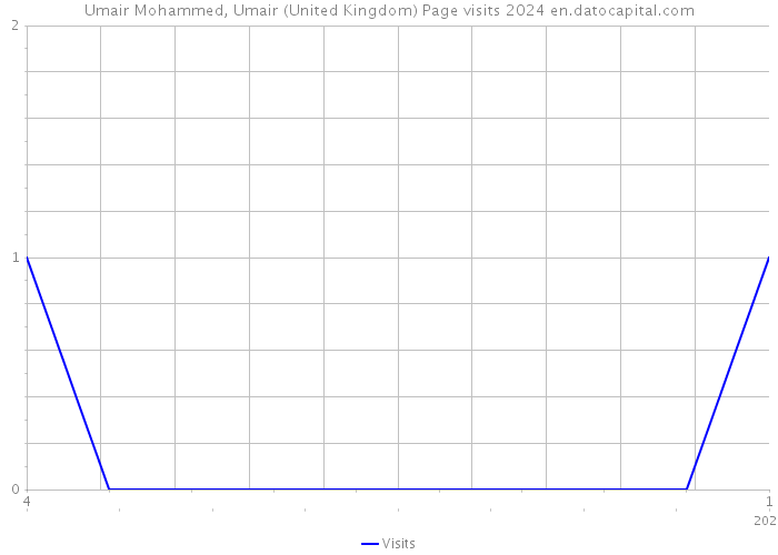 Umair Mohammed, Umair (United Kingdom) Page visits 2024 