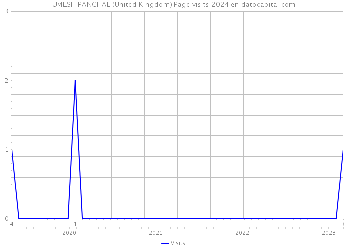 UMESH PANCHAL (United Kingdom) Page visits 2024 