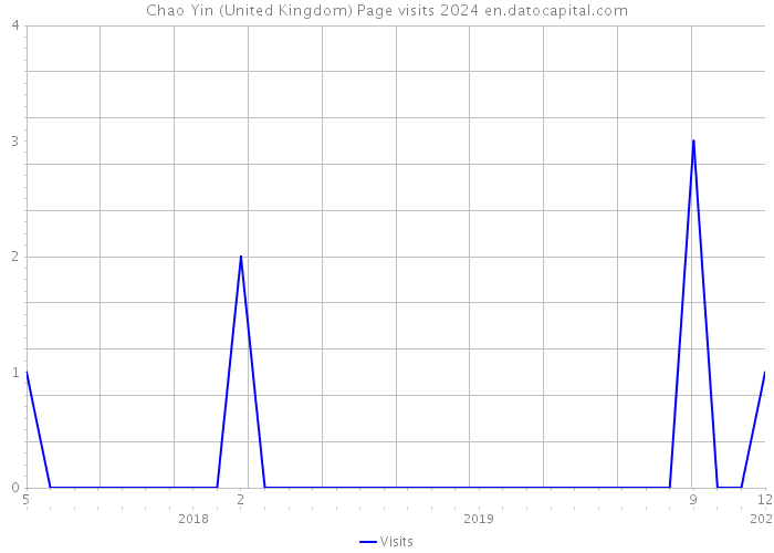 Chao Yin (United Kingdom) Page visits 2024 