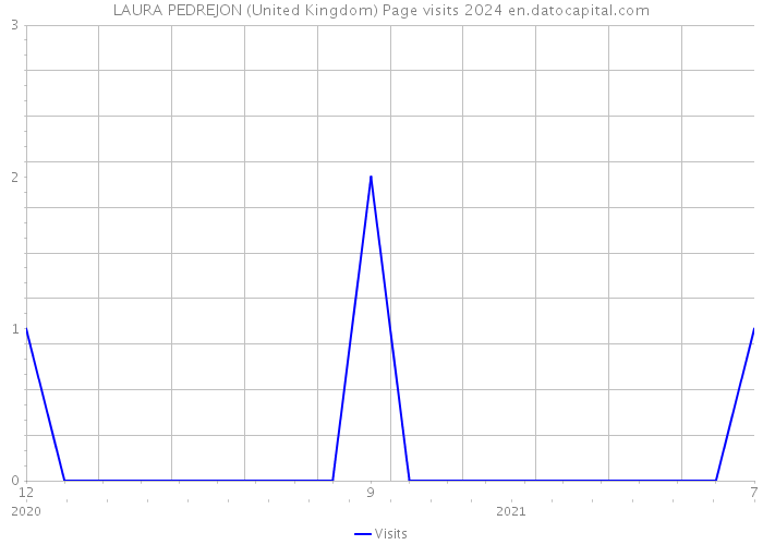LAURA PEDREJON (United Kingdom) Page visits 2024 