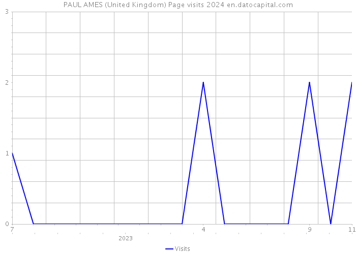 PAUL AMES (United Kingdom) Page visits 2024 