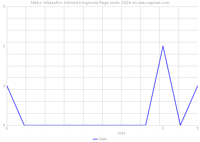 Nikko Villaseñor (United Kingdom) Page visits 2024 