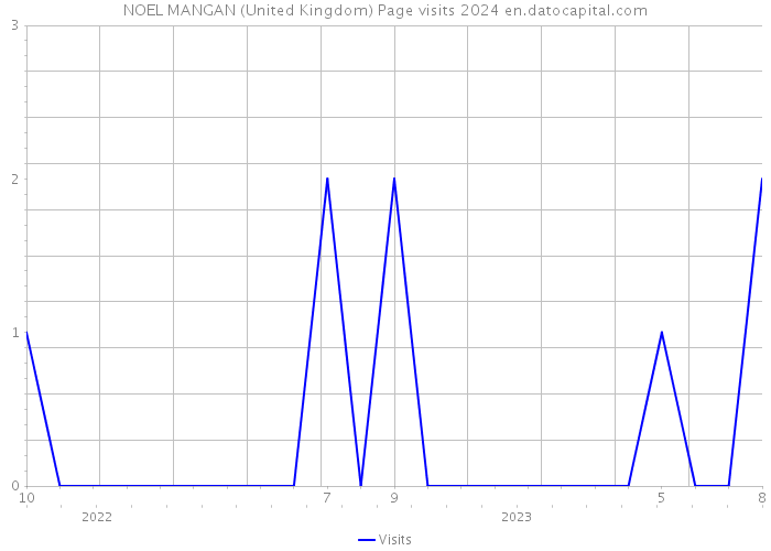 NOEL MANGAN (United Kingdom) Page visits 2024 