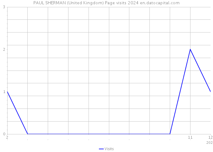 PAUL SHERMAN (United Kingdom) Page visits 2024 