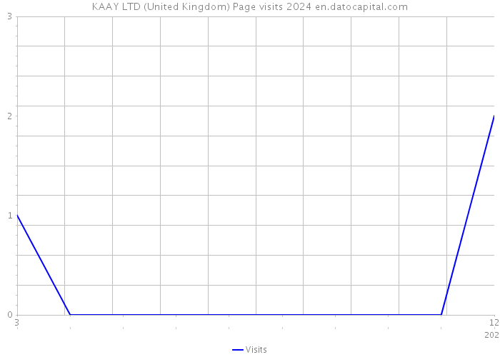 KAAY LTD (United Kingdom) Page visits 2024 