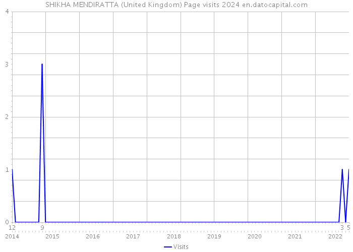 SHIKHA MENDIRATTA (United Kingdom) Page visits 2024 