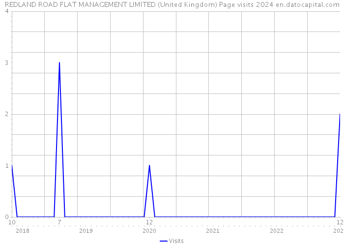 REDLAND ROAD FLAT MANAGEMENT LIMITED (United Kingdom) Page visits 2024 