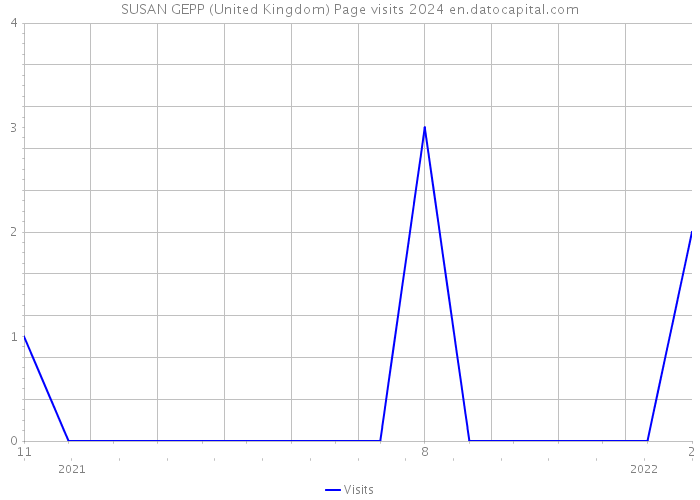 SUSAN GEPP (United Kingdom) Page visits 2024 
