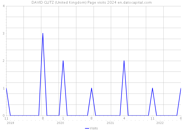 DAVID GLITZ (United Kingdom) Page visits 2024 