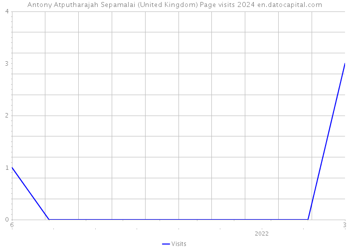Antony Atputharajah Sepamalai (United Kingdom) Page visits 2024 