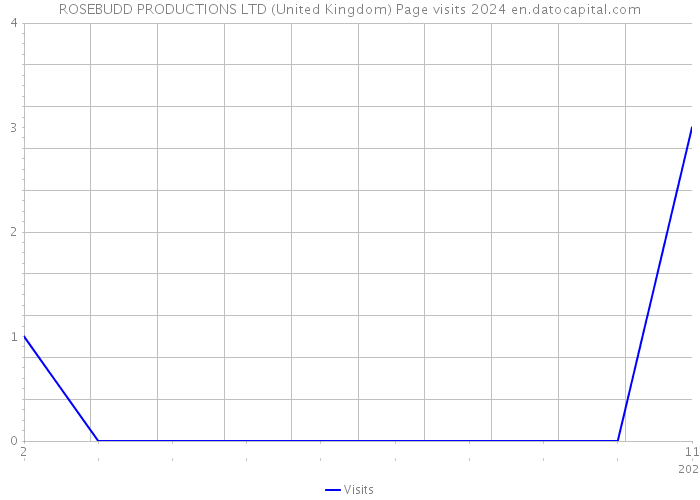 ROSEBUDD PRODUCTIONS LTD (United Kingdom) Page visits 2024 
