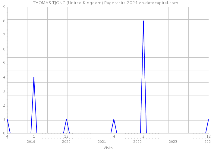 THOMAS TJONG (United Kingdom) Page visits 2024 