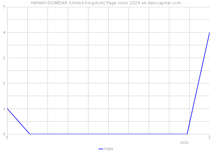 HANAN DOWIDAR (United Kingdom) Page visits 2024 
