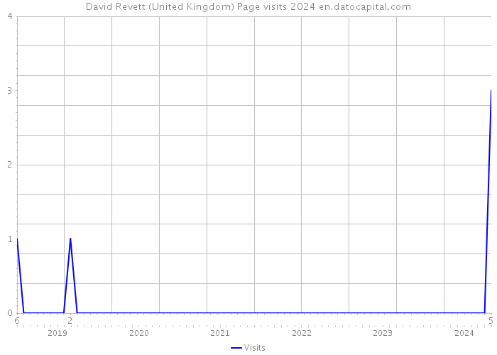 David Revett (United Kingdom) Page visits 2024 