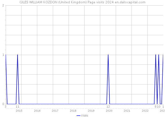 GILES WILLIAM KOZDON (United Kingdom) Page visits 2024 